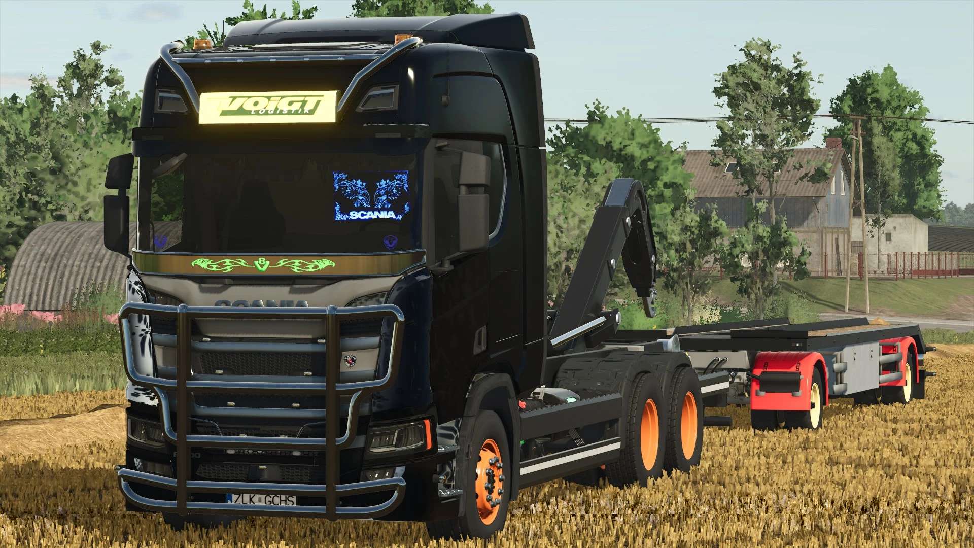 Scania R HKL & Hueffermann HKL Container Trailer v1.0