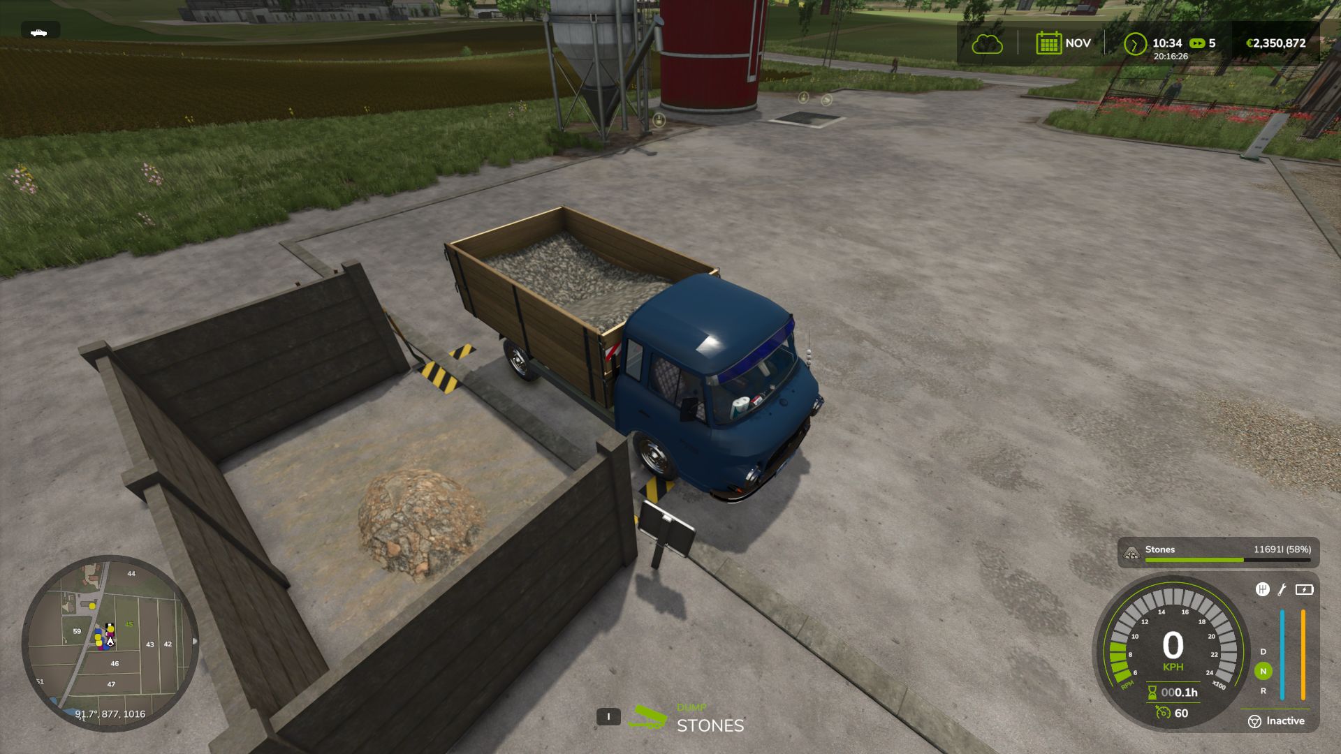 Small Handmade Stone Silo v1.0