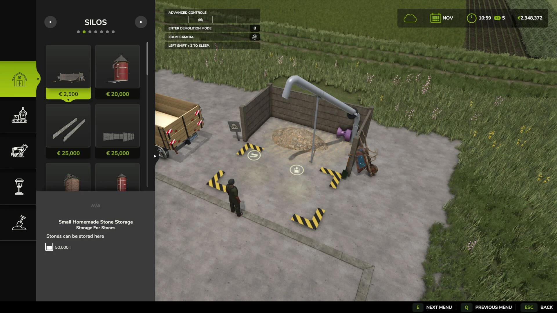 Small Handmade Stone Silo v2.0