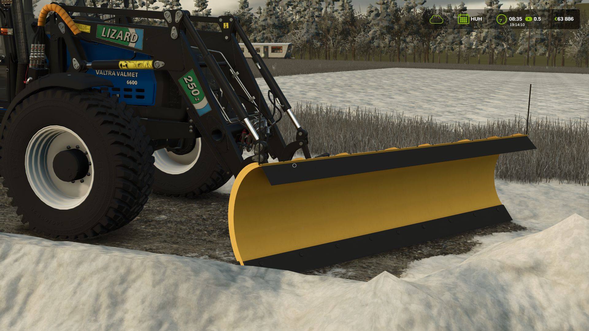 Snow Plow for Front Loader V1.0