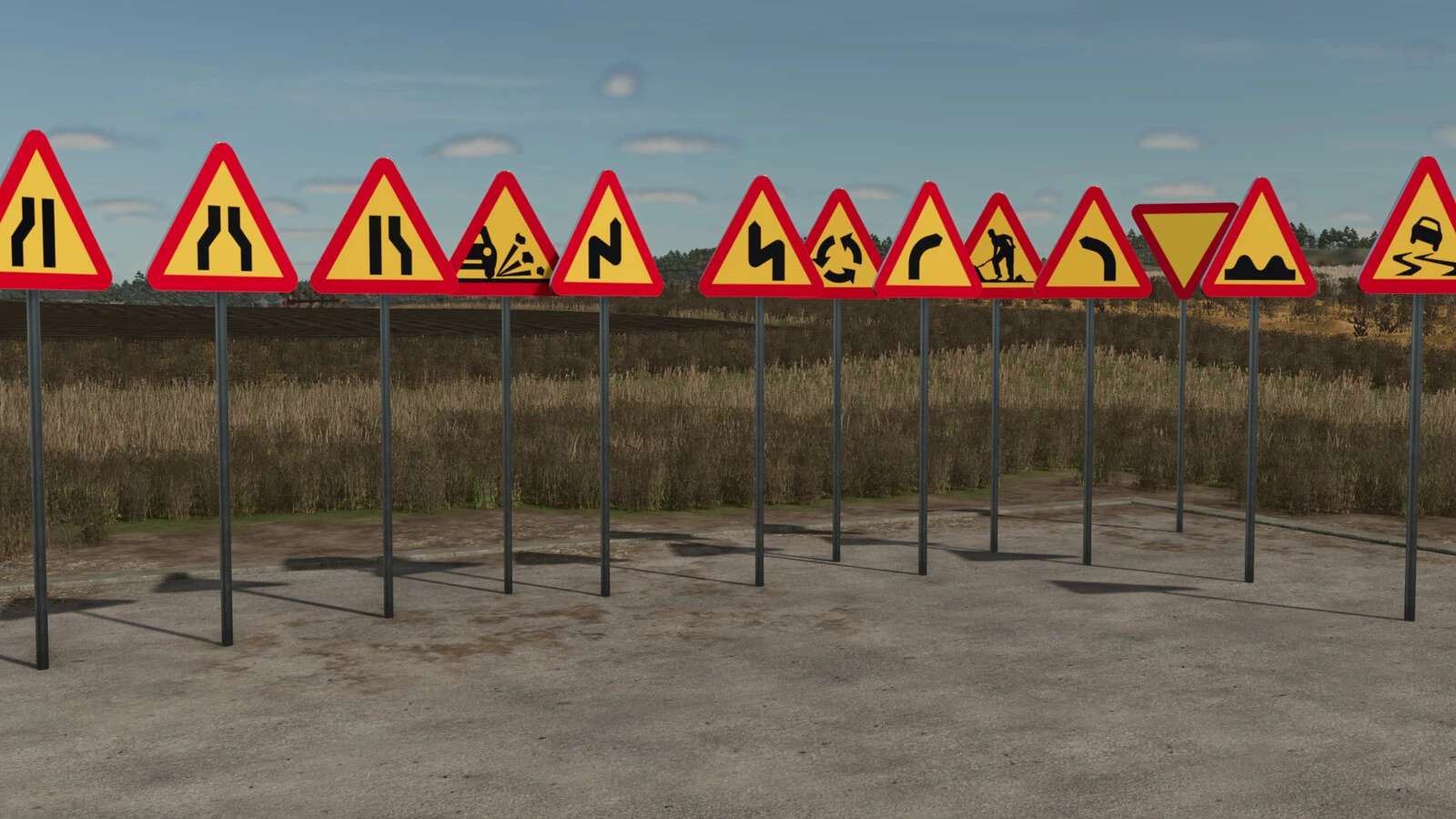 Swedish Road Sign Pack Placeable v1.0.0.1