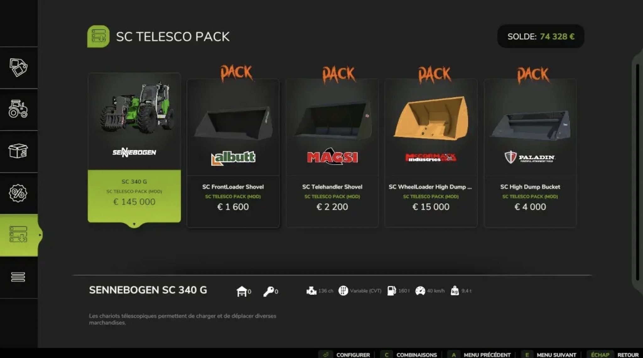 Telesco + Pack Shovel V1.0