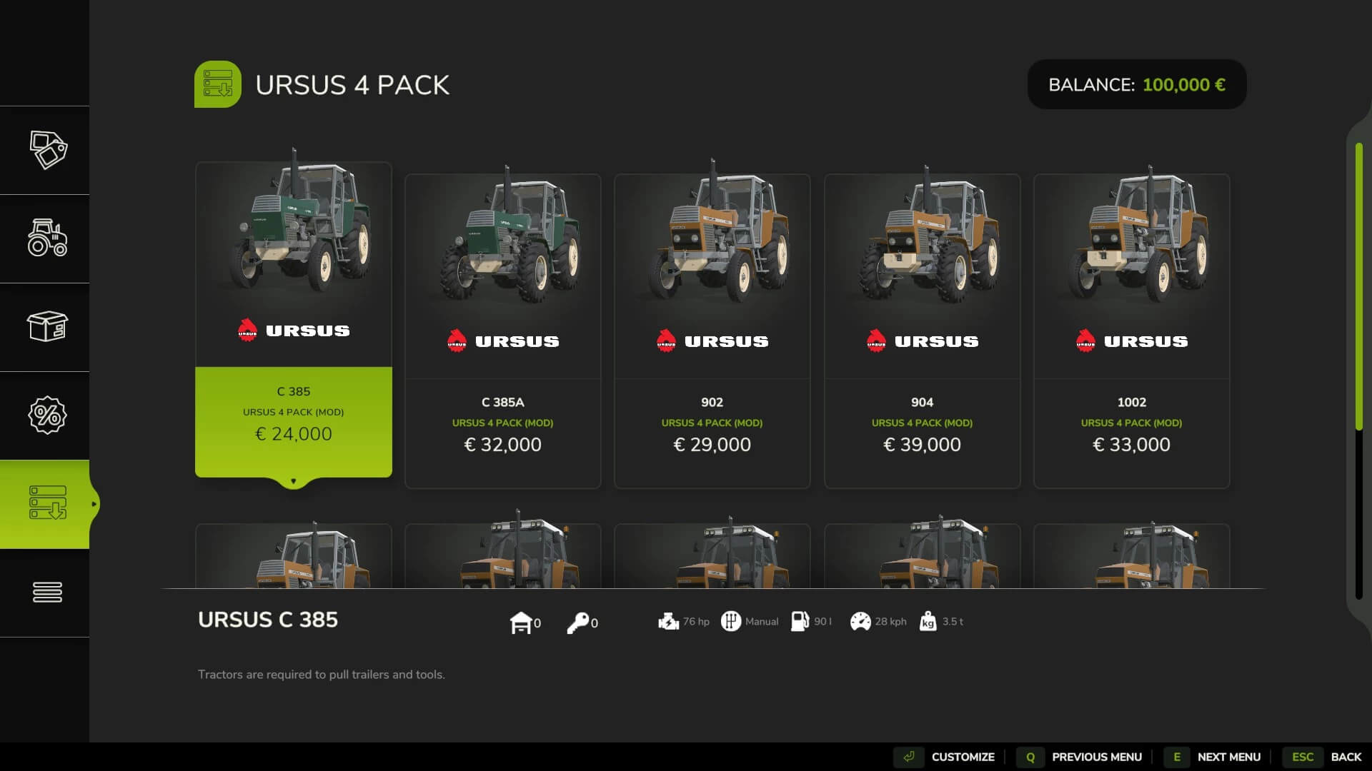 Ursus 4 pack v1.0