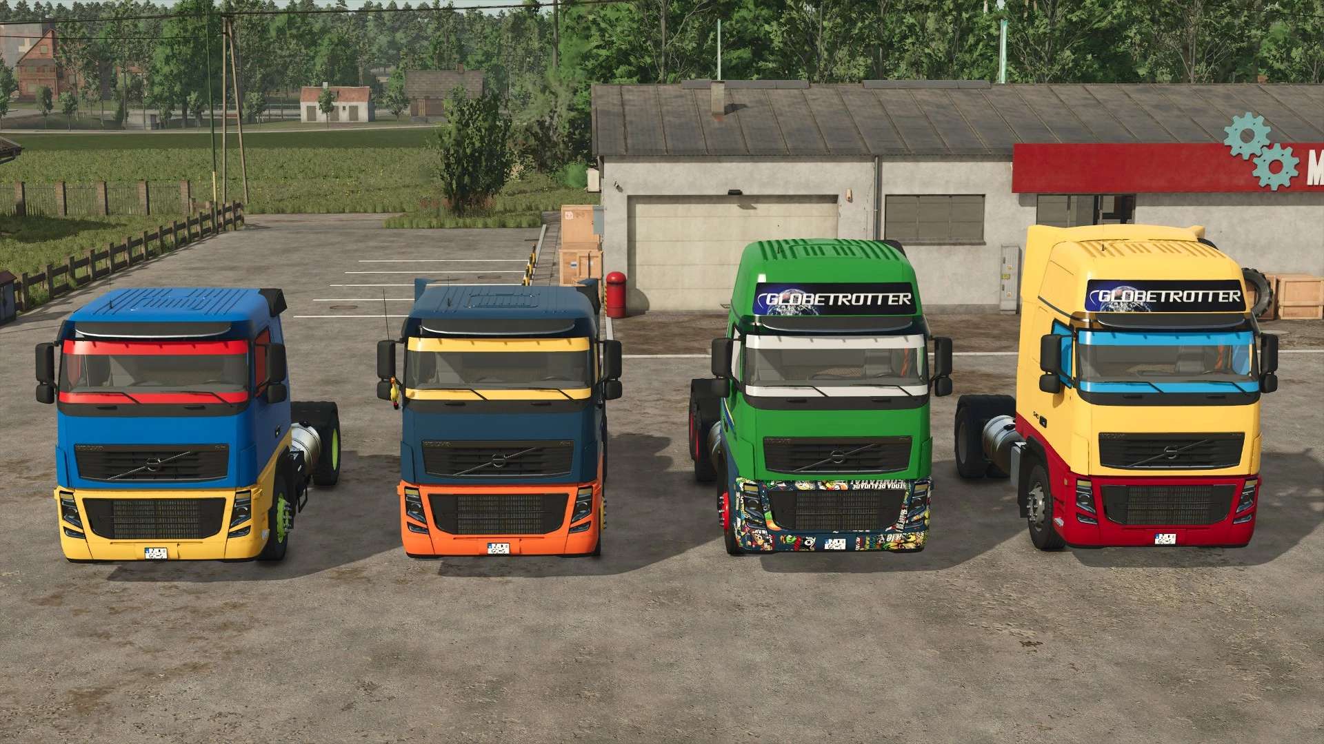 Volvo FH 2019 Truck & Trailers v1.0