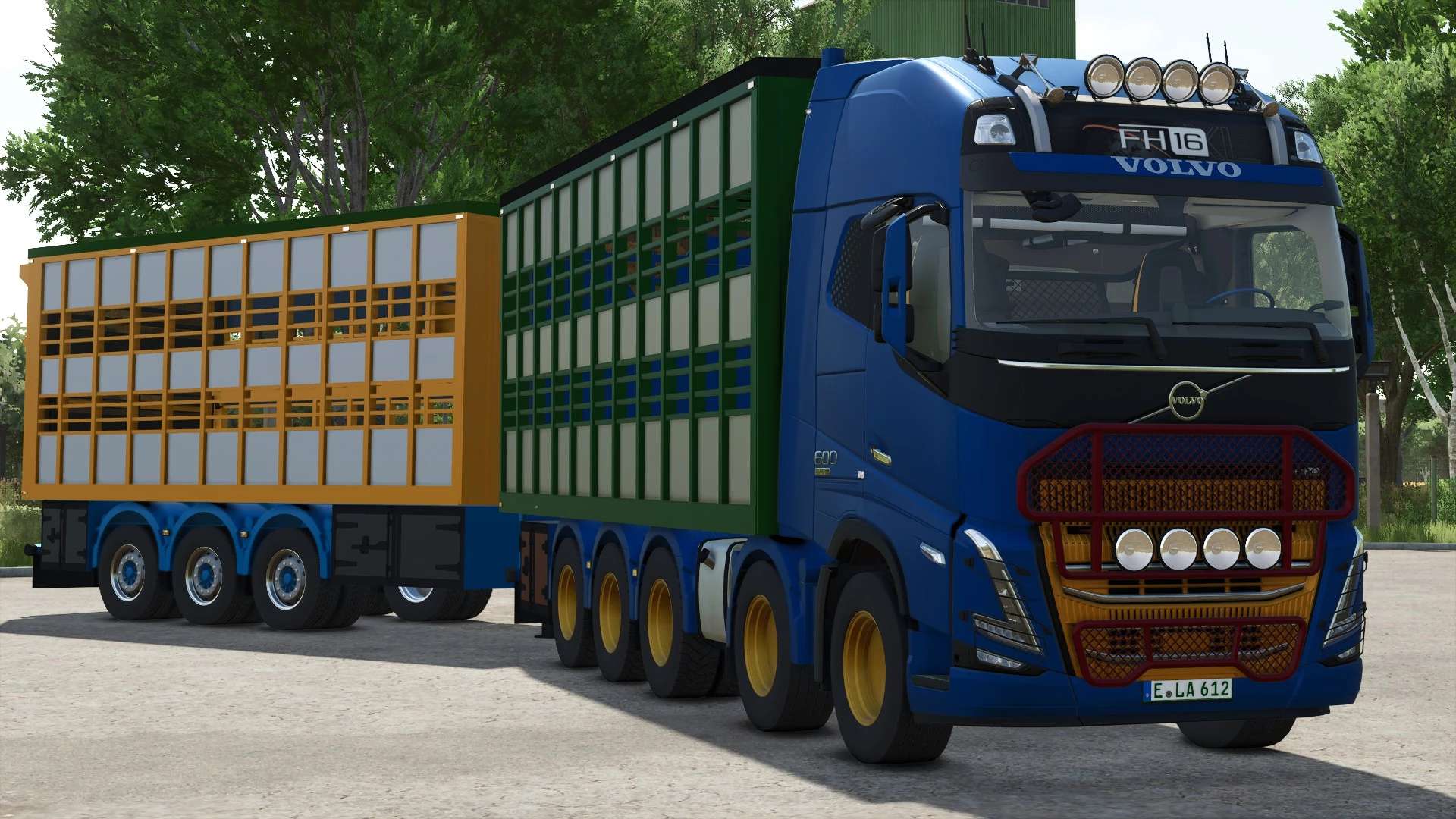 Volvo FH16 Animal Transport Truck & Trailer v1.0