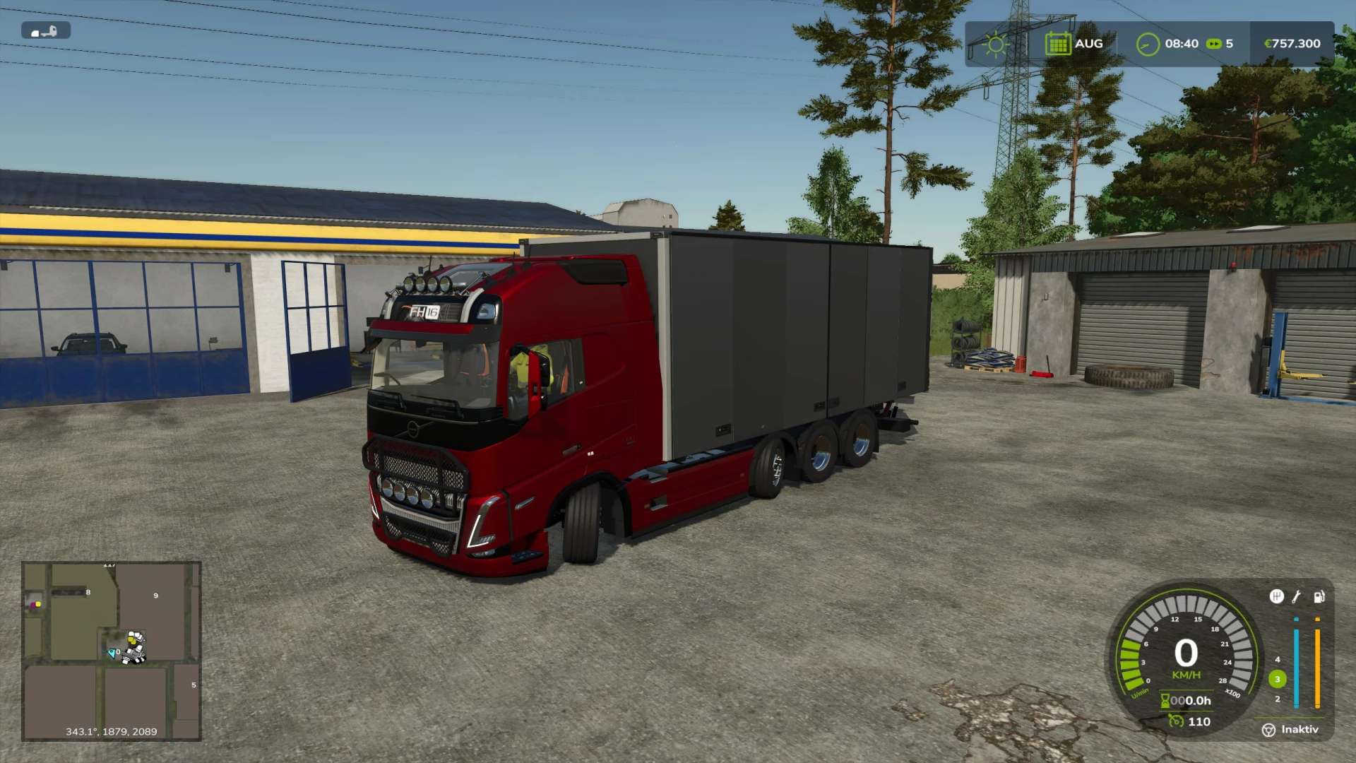 Volvo FH16 for swap body v1.0