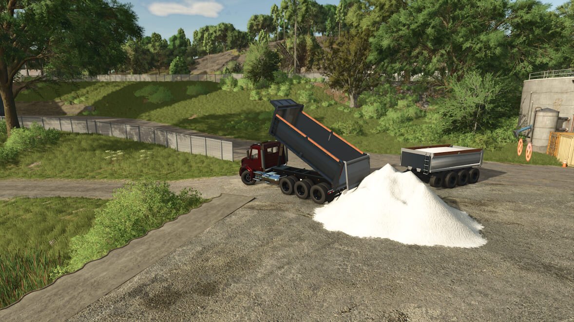 Volvo VNX300 Dump Truck Pup Trailer v2.0
