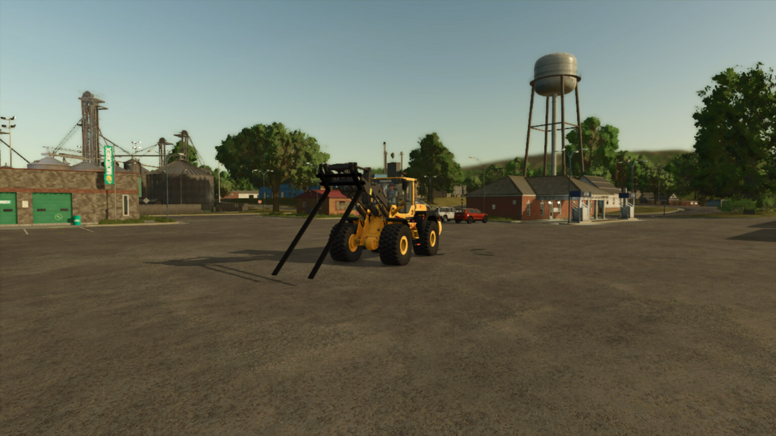 Wheel loader extended forks V1.0