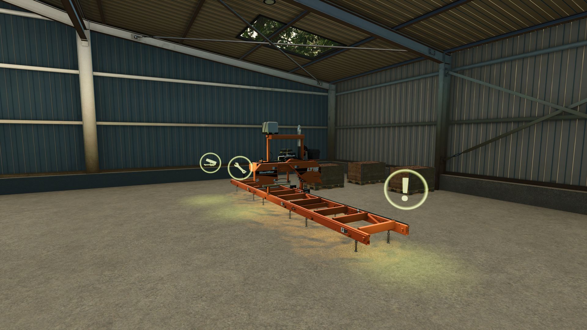 Woodmizer lt15 Placeable wood station V1.0